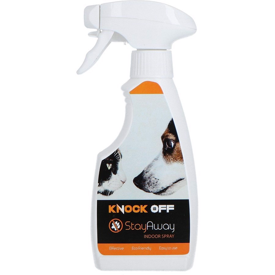 Knock Off Stay Away Spray til Kæledyr - 250ml Indendørs