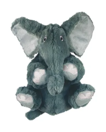 Kong Comfort Kiddos Elefant - Blødt Hundelegetøj til Leg