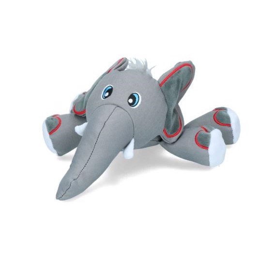 Kong Cozie Elefant – Holdbart Hundelegetøj med Squeakers