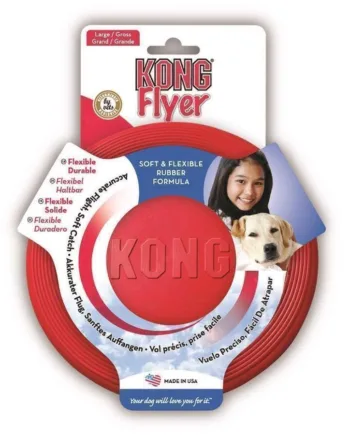 KONG Flyer Frisbee – Vandleg til hunde i topkvalitet!
