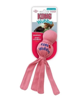 KONG Puppy Wubba – Interaktivt Legetøj til Hvalpe på tilbud