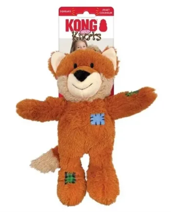 Kong Wild Knots Fox – Holdbart hundelegetøj med squeaker