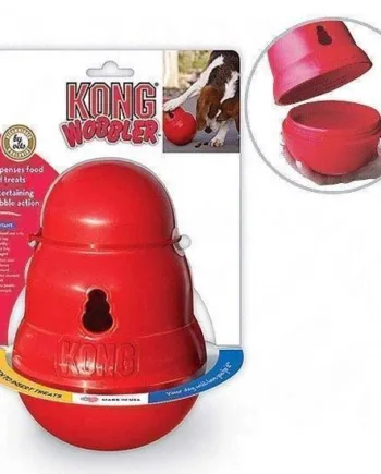 KONG Wobbler Snackbold – Sjovt Legetøj til Hunden!