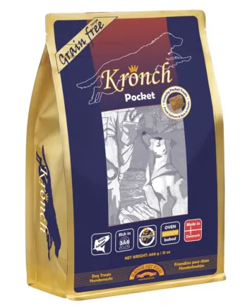 Kronch Pocket Laksegodbidder 600g – Sund hundesnack!