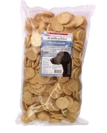 Kullerfilet Chips – Sund Fiskesnack til Hunde 1kg