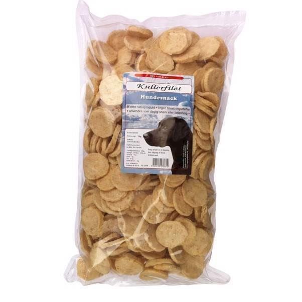 Kullerfilet Chips – Sund Fiskesnack til Hunde 1kg
