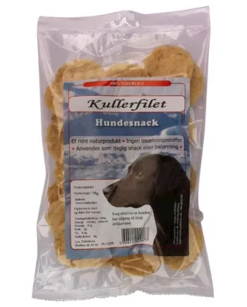 Kullerfilet Chips – Sund Fiskesnack til Hunde 75g