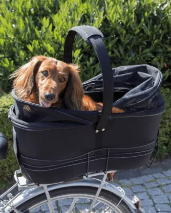 Lang cykelkurv til hunde - sikker transport på cykelture!
