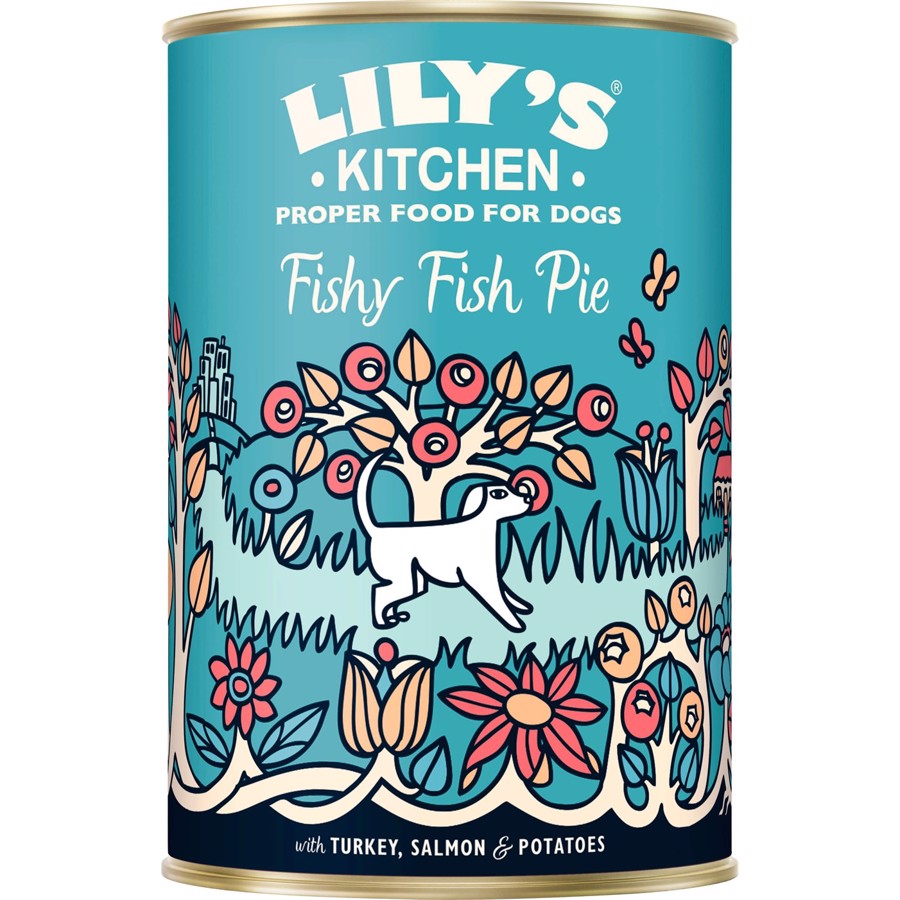 Lily's Kitchen Fisketærte til Hund – Sund Dåsemad 400g