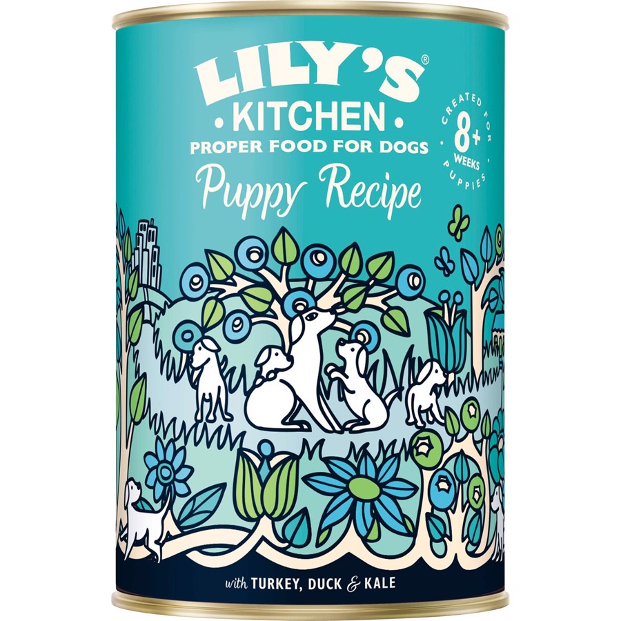 Lily's Kitchen Hvalpemad med Kalkun & And - Sundt Foder 400g