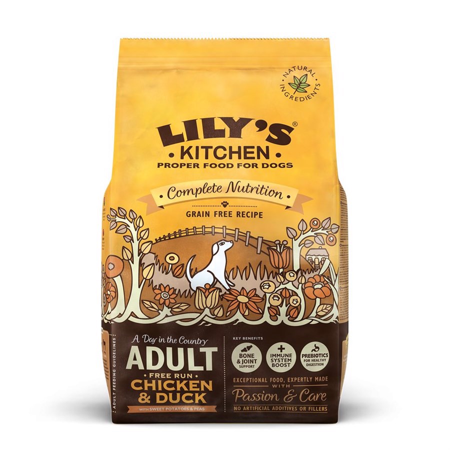 Lily's Kitchen Kornfrit Hundefoder med Kylling & And