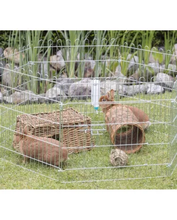 Løbegård til hundehvalpe og gnavere – 126 cm, tilbud!