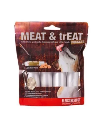 Træningsgodbidder til hunde – Hestekød Snack 4 x 40g