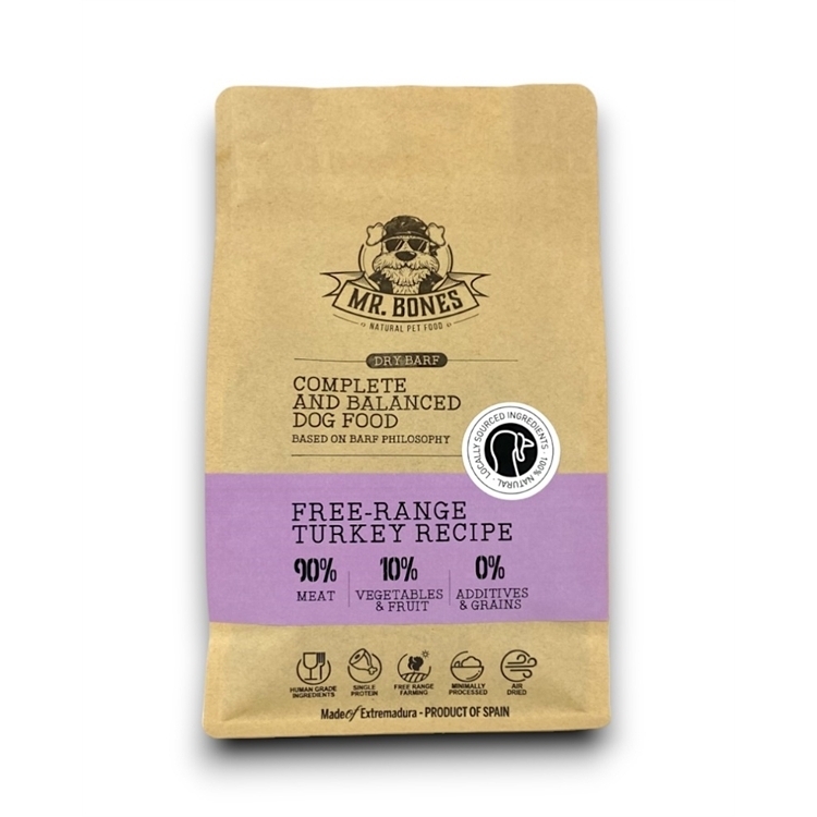 Mr Bones Tørret Hundemad – Sund Kost til Din Hund 450g