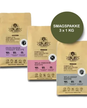 Mr. Bones Hundefoder Smagspakke – Naturlig Sund Kost!