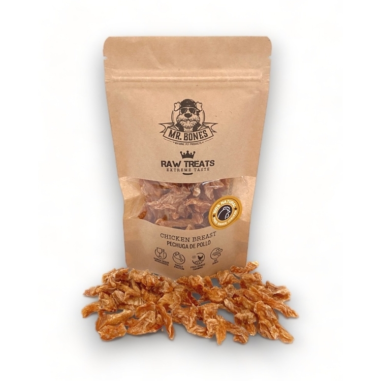 Mr. Bones Kyllingebryst Godbidder til Hunde - Naturlig Snack