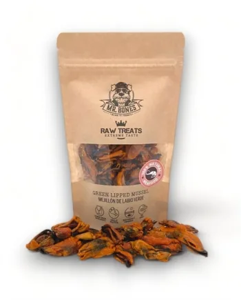 Mr. Bones Grønlæbet Musling Snacks – Sund Hundegodbidder