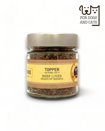 Mr. Bones Toppers Kalvelunger 100g – Naturligt Hundetilskud