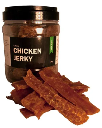 Naturlig Kylling Jerky til Hund - 400 g Snacktilbud!