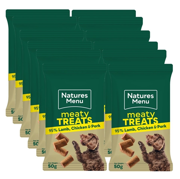 Natures Menu Barf Bites Lam – 12 Sundhedsgodbidder til Hund