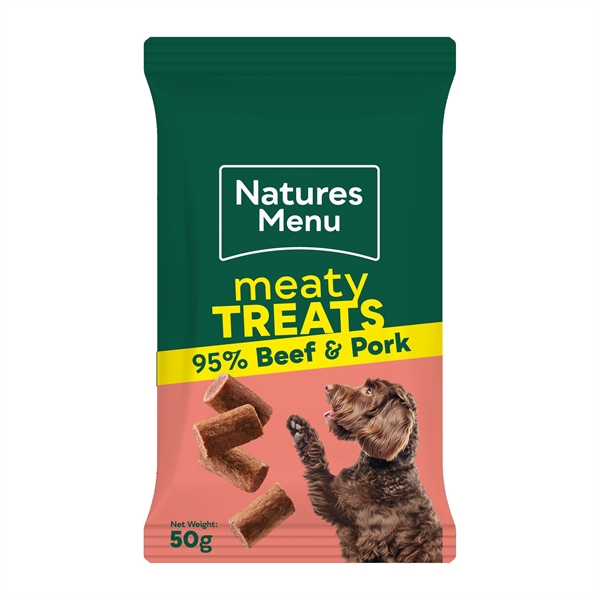 Natures Menu Barf Bites Oksekød - Træningsgodbidder til hunde
