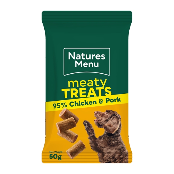 Natures Menu Kylling Barf Bites – Uimodståelige Hundegodbidder!