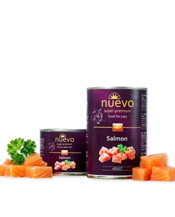 Nuevo Kattevådfoder med Laks - 400g på Udsalg!