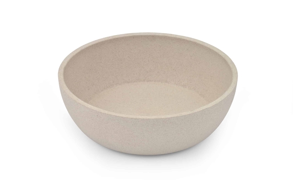 Praktisk Beige Bambus Skål til Hundemad og Vand