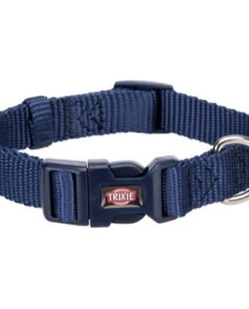 Holdbart Justerbart Nylon Halsbånd til Hunde - Indigo