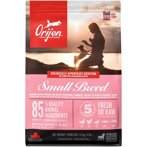 Orijen Hundefoder til Små Racer – 85% Kød, Kornfri 2 kg