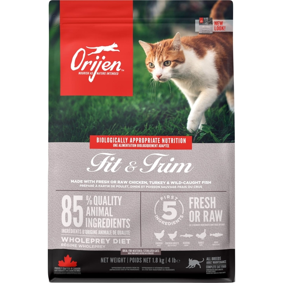 Orijen Kattemad Fit & Trim – Sundt foder til aktive katte