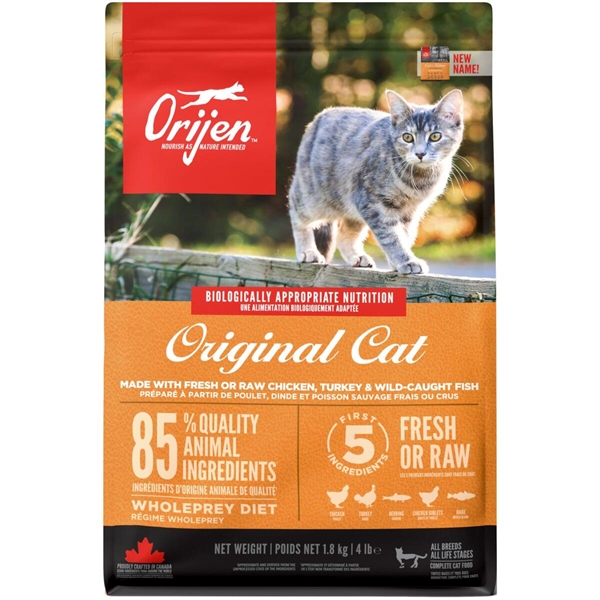 Orijen Kat Original – Naturlig kattemad til sundhed og velvære