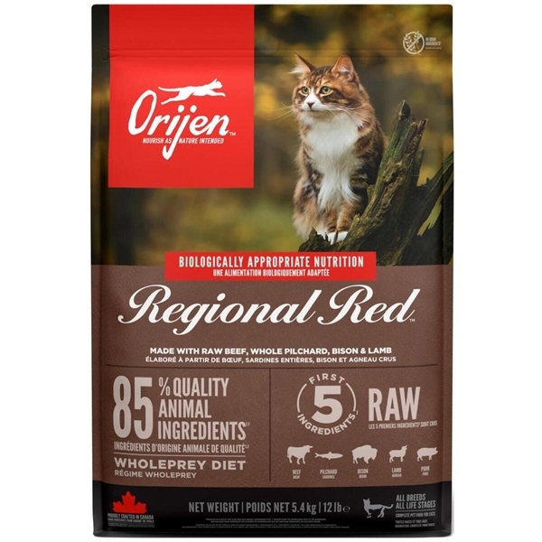 Orijen Kat Regional Red – Premium Foder til Sund Kattehelse