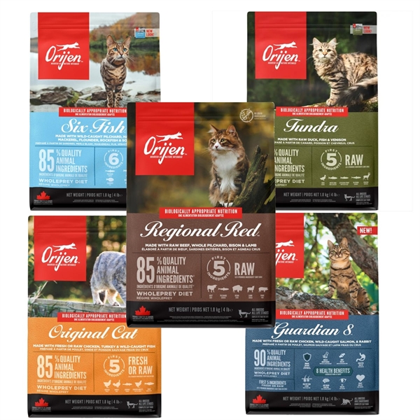 Orijen Deluxe Foderpakke til Voksne Katte – Luksusoplevelse
