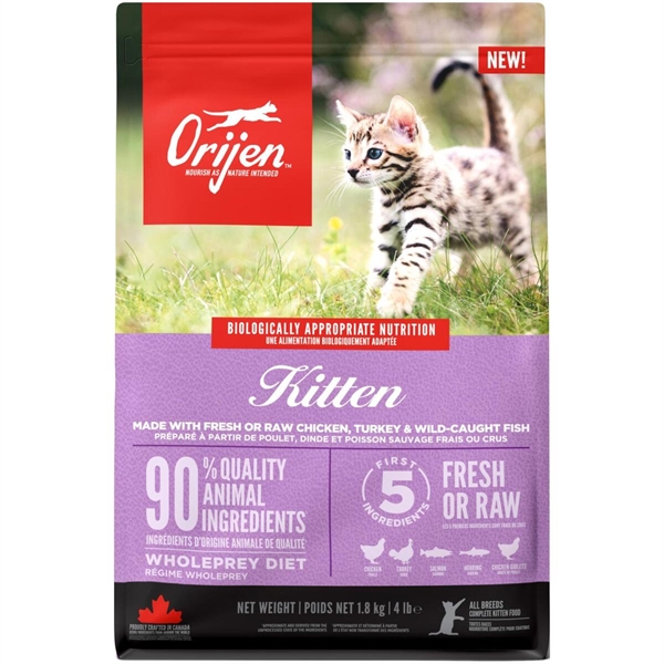 Orijen Kitten Foder – Optimal ernæring til din killing