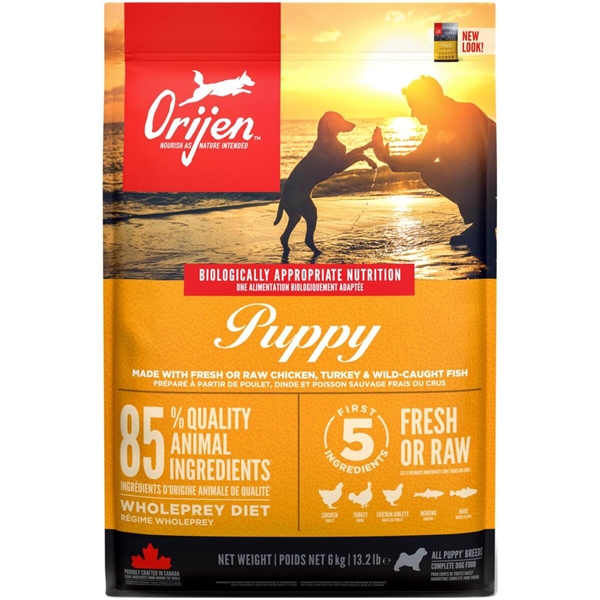 Orijen Puppy Hvalpefoder med Fjerkræ og Fisk - Black Friday!