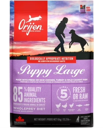 Orijen Hvalpefoder til Store Racer – 85% Kød, Kornfri