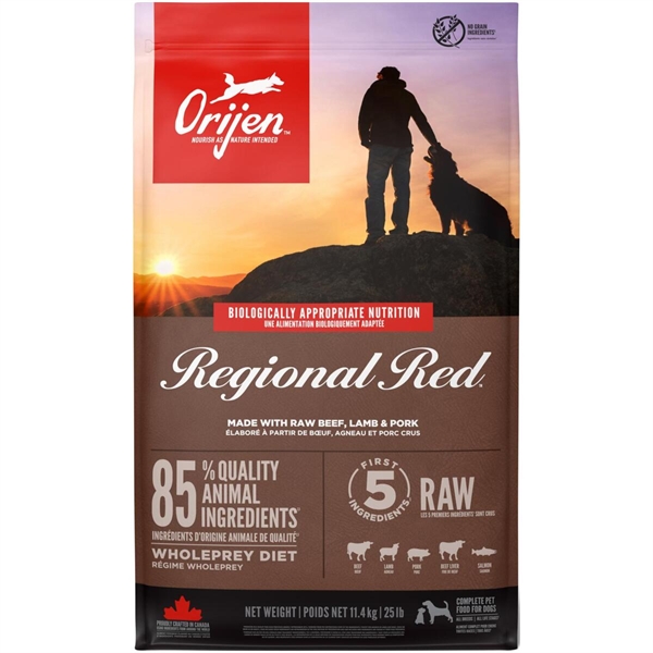 Orijen Regional Red Hundefoder 11 kg – Premium Kvalitet
