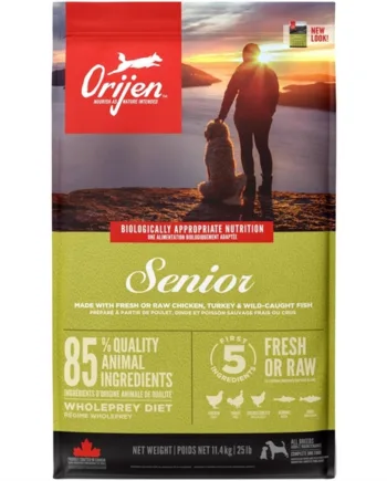 Orijen Senior Hundefoder 11 kg – Optimal kost til ældre hunde!