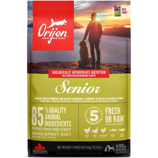 Orijen Senior Hundefoder – Optimal Ernæring til Ældre Hunde!