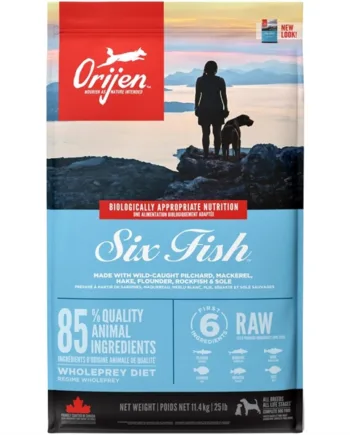 Orijen Six Fish Hundefoder 11 kg - Kvalitet til din hund