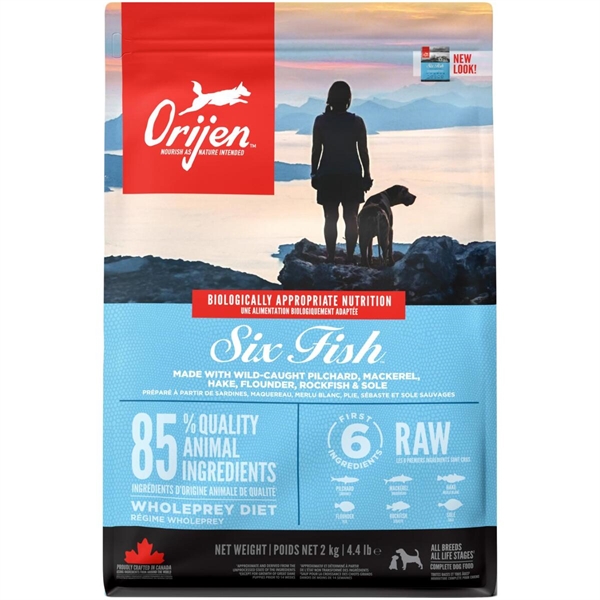 Orijen Six Fish Hundefoder til Voksne Hunde – Specialtilbud!