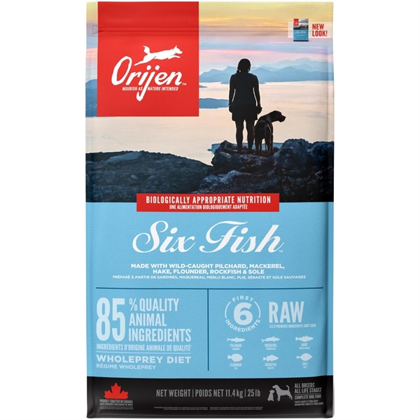 Orijen Six Fish Hundefoder 11 Kg – Kvalitet til Din Hund