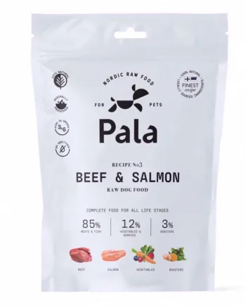 Pala Hundefoder med Okse og Laks - 400g Kvalitet!