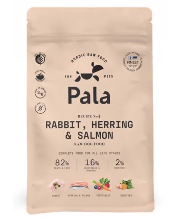 Pala Hundefoder med Kanin, Sild og Laks - 1 kg Kvalitet!