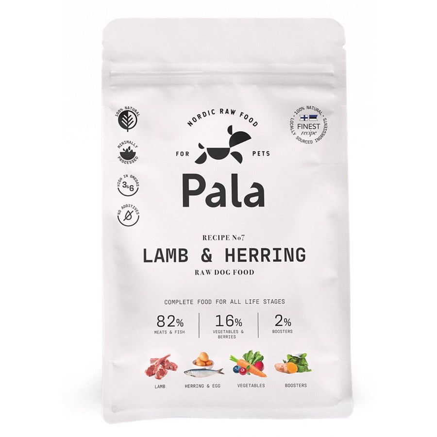 Pala Råt Hundefoder med Lam og Sild - Energi Snack til Hund