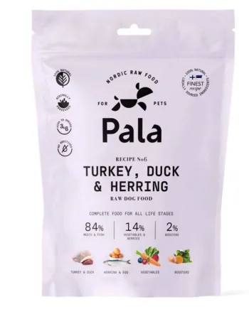 Pala Raw Tyrkisk And & Sild 400g – Sundt Hundefoder!