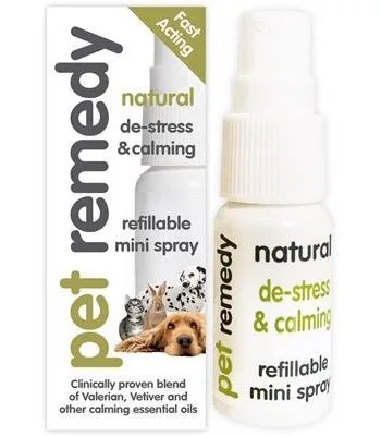 Pet Remedy Mini Beroligende Spray 15ml – Stresslindring til Kæledyr