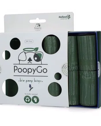 Poopygo Økologiske Affaldsposer med Lavendelduft - Bæredygtige!