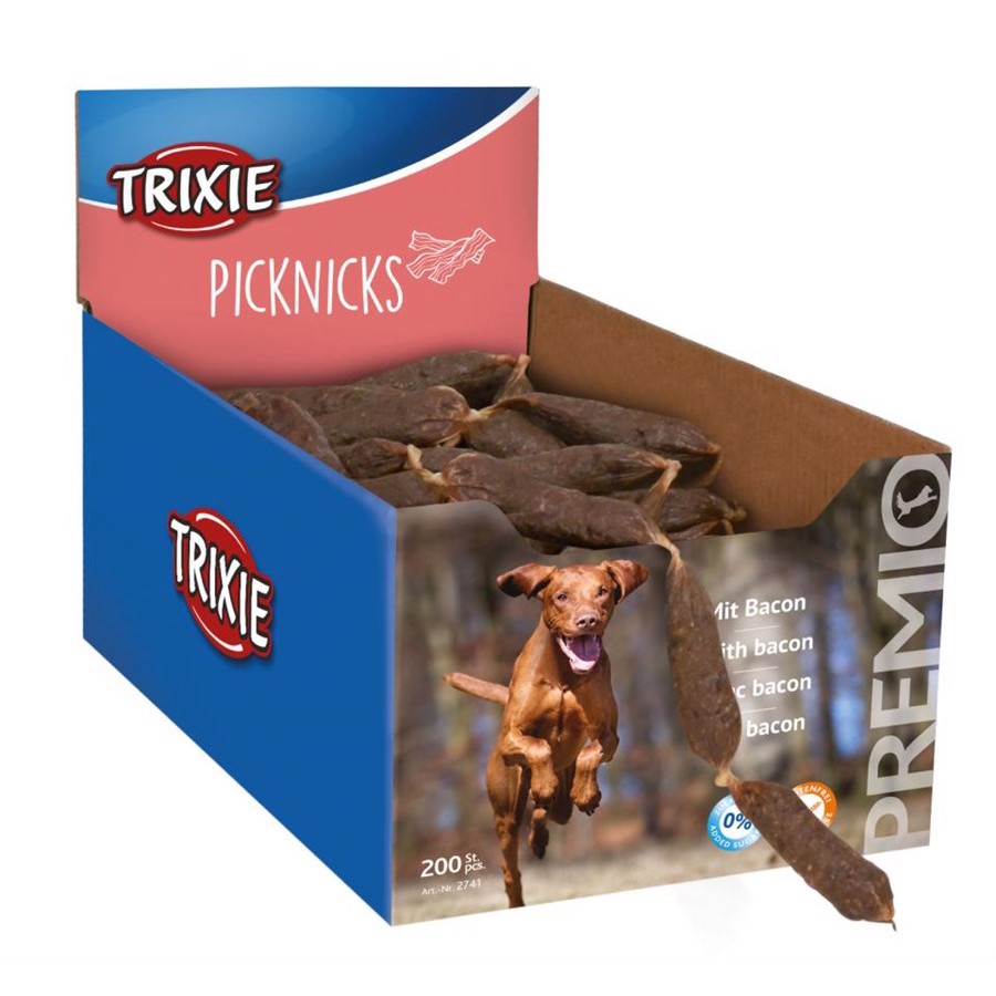 Premio Snackpølser med Bacon – 200 Stk til Hunden!